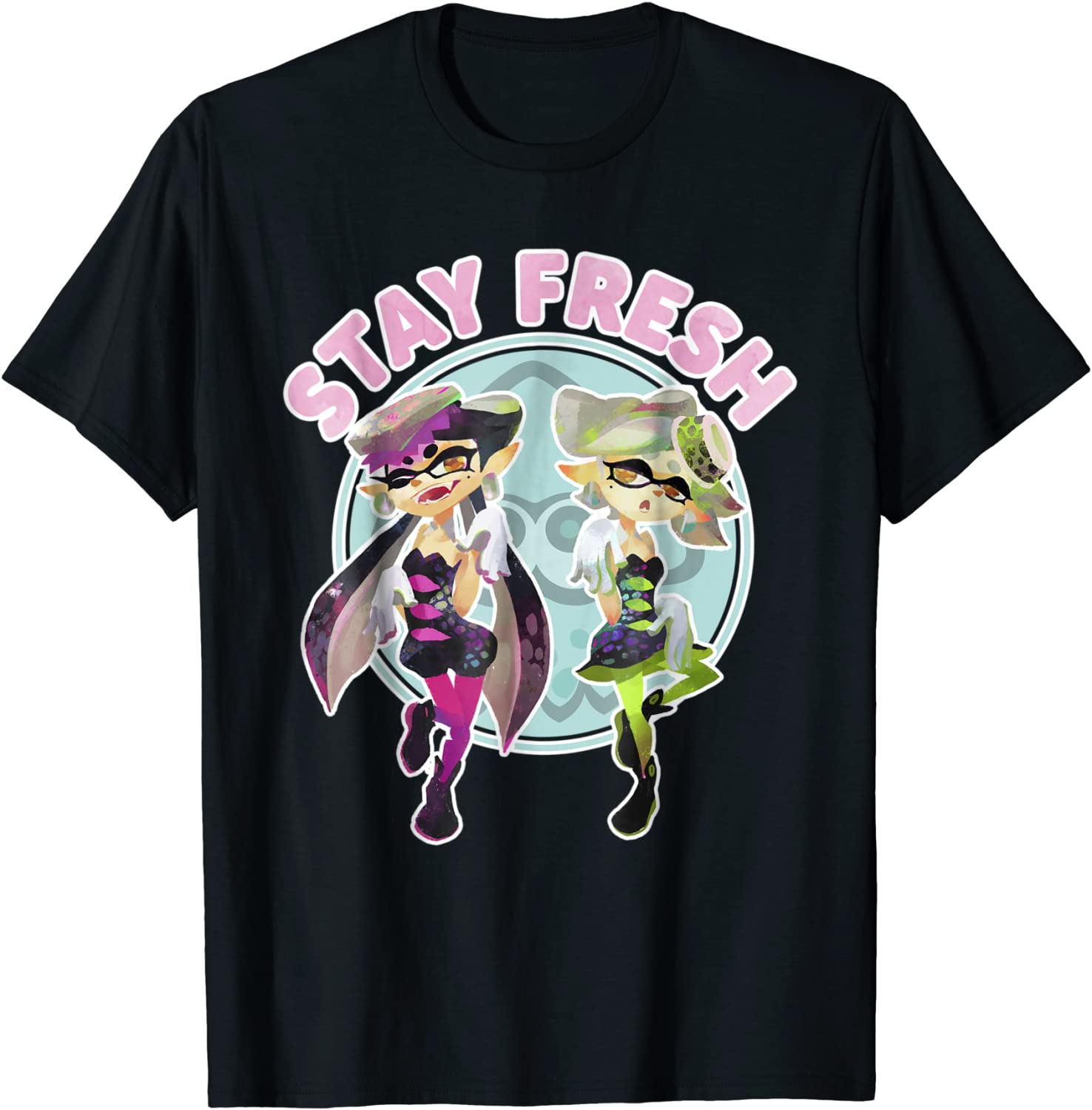 Nintendo Splatoon Stay Fresh Sassy Pose Graphic T-Shirt