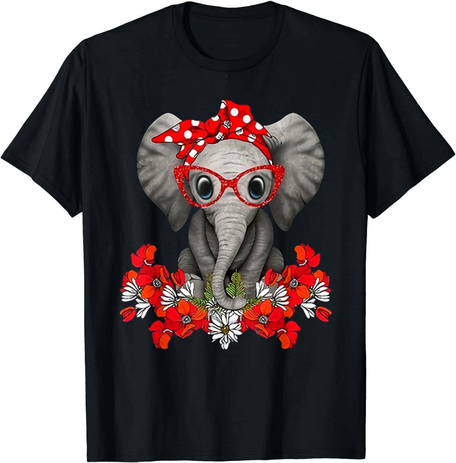 Save The Elephants t-shirt Elephant mom red bow woman