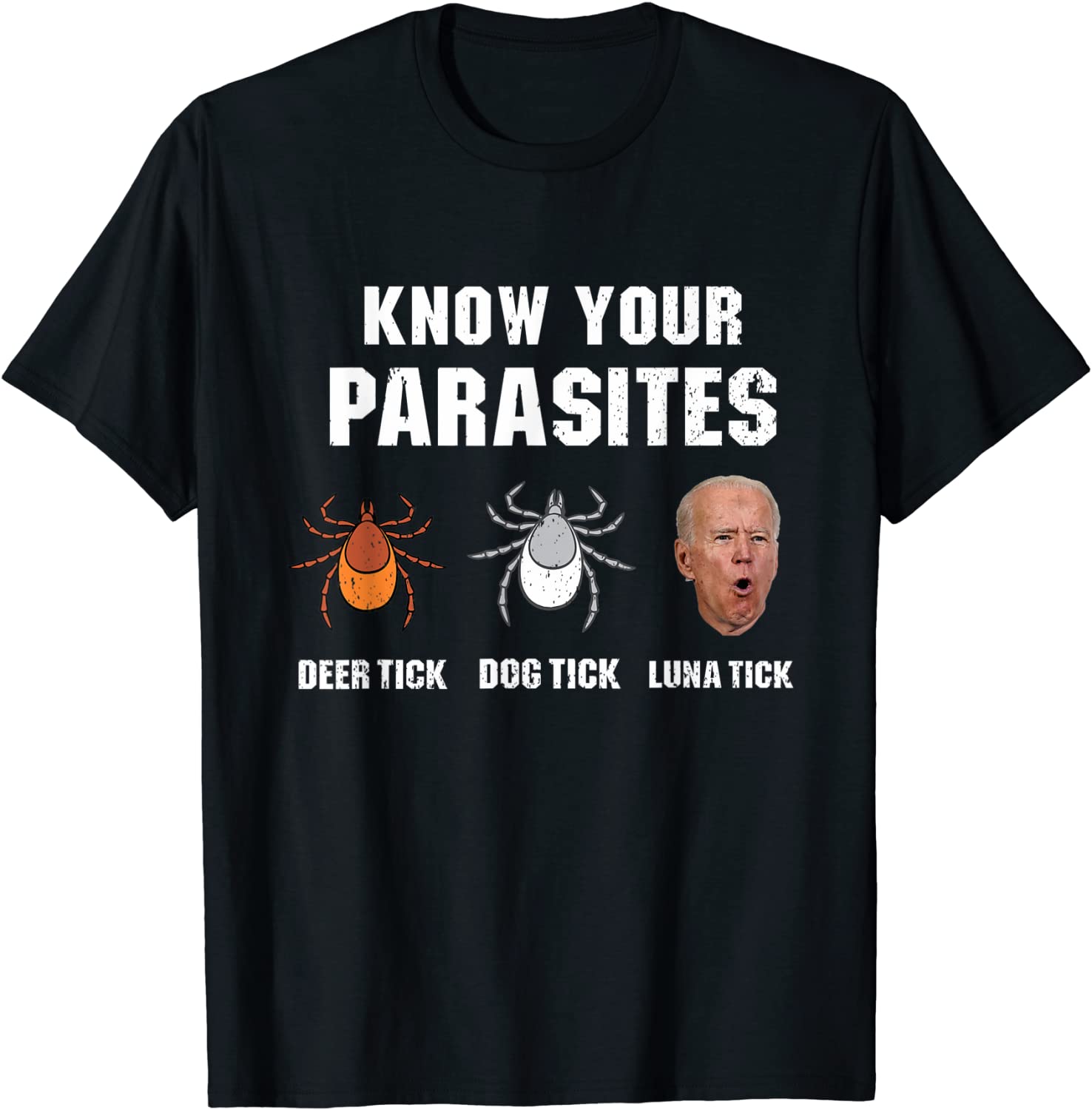 Know your parasites - Anti Joe Biden T-Shirt