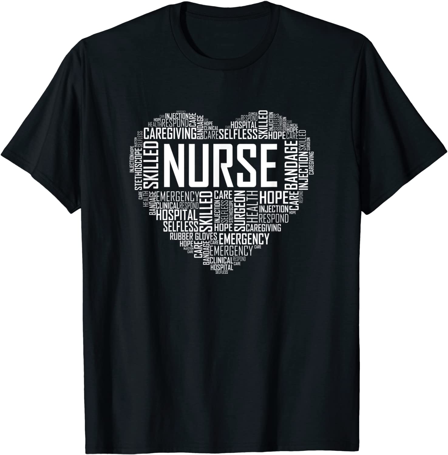 Proud Nurse Heart Love Appreciation Gift T-Shirt