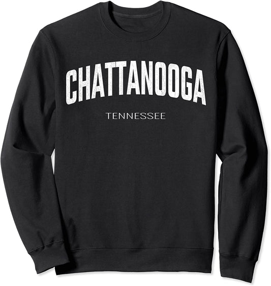 Chattanooga Tennessee TN vintage state Athletic style Sweatshirt