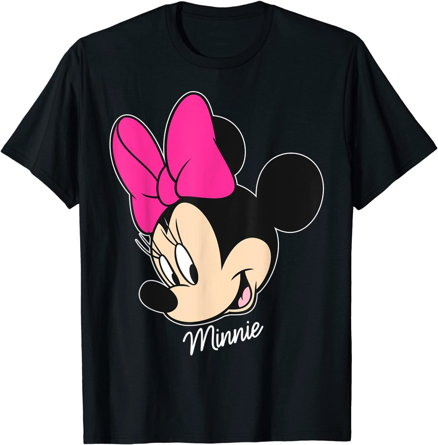 Disney Mickey And Friends Minnie Mouse Big Face T-Shirt