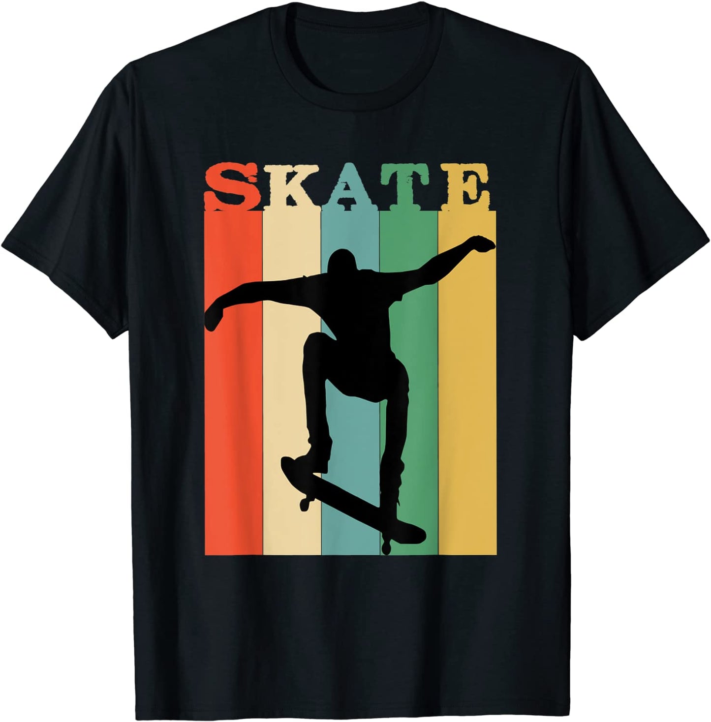Skate Vintage for Skateboarding and skateboarder sport T-Shirt