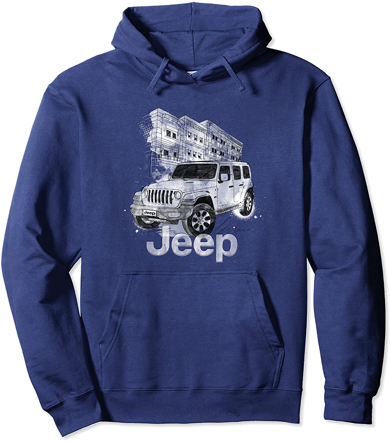 Jeep Urban Scrawl Pullover Hoodie