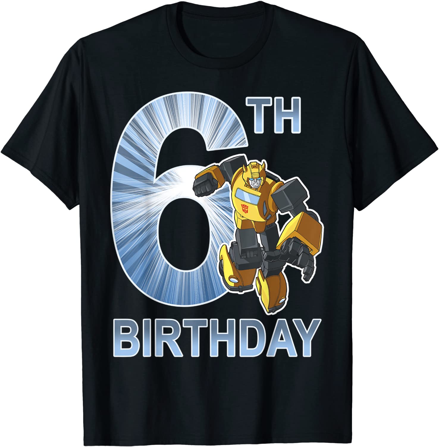 Transformers Bumblebee 6th Birthday T-Shirt