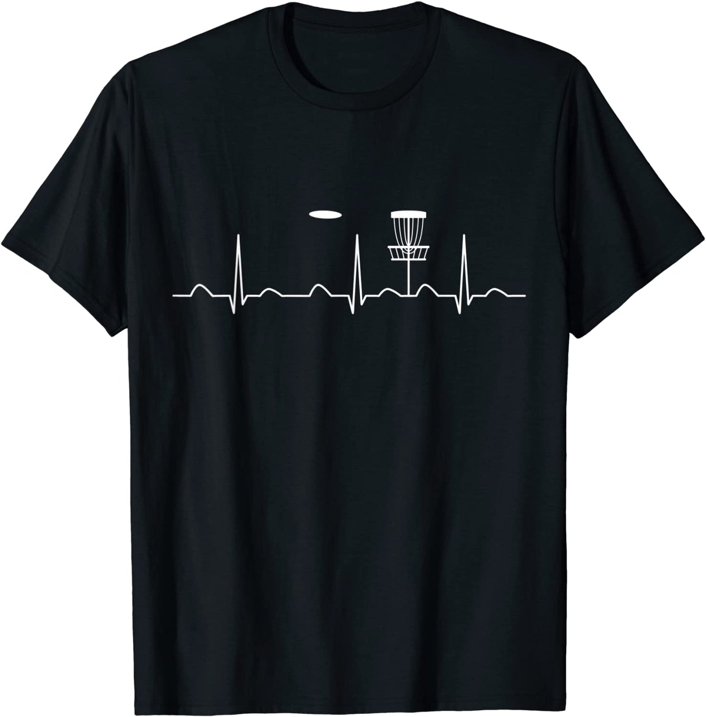 Disc Golf Heartbeat Funny Cute Alternative Sport Gift T-Shirt