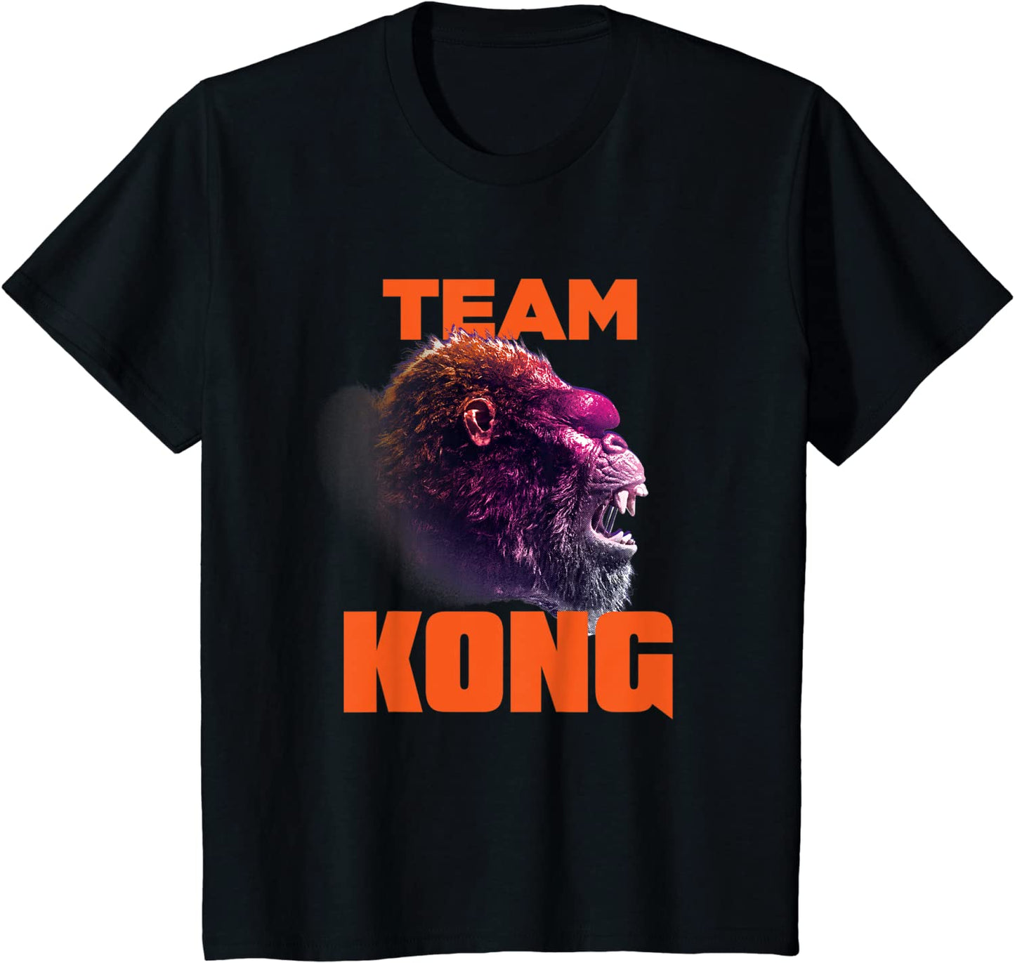 Kids Godzilla vs Kong - Official Team Kong Neon Kids T-Shirt