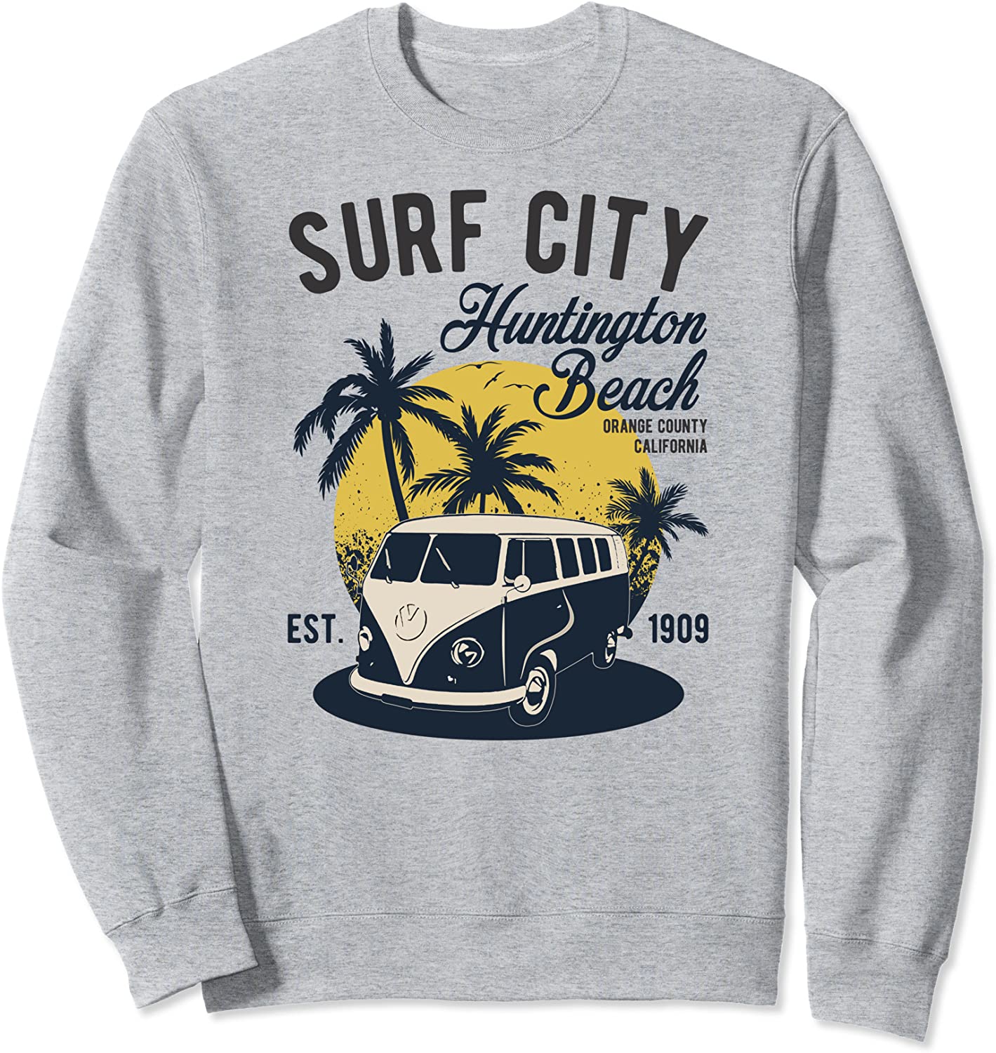 Vintage Surf City Huntington Beach California Summer Gift Sweatshirt