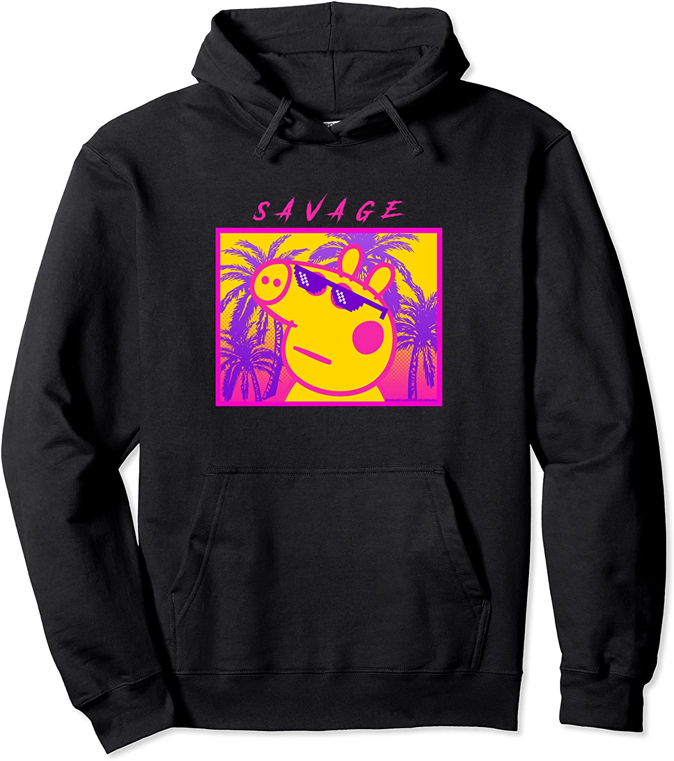 Peppa Pig Savage Portrait Pullover Hoodie