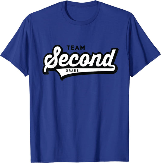 2nd Grade TEAM School Teacher Second Baseball-Style Shirt T-Shirt