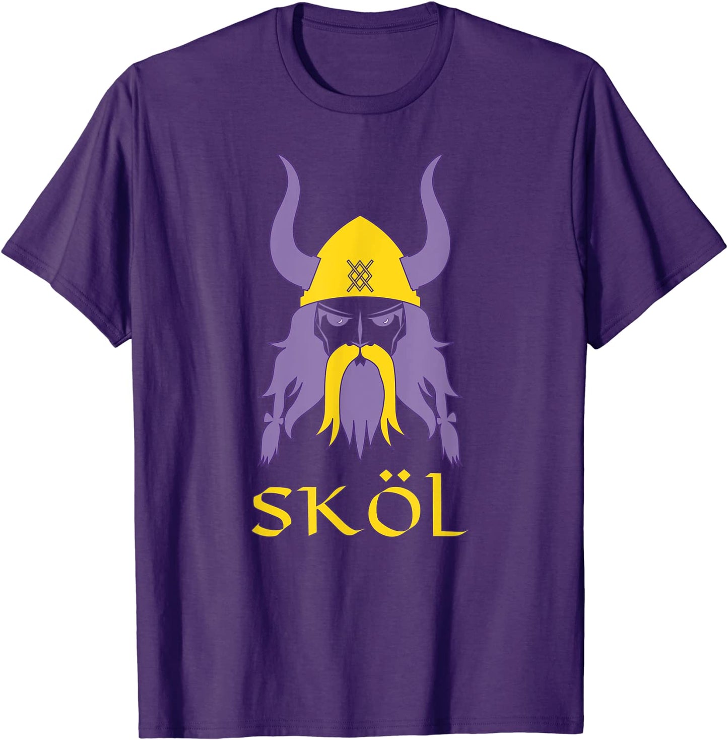 Skol Nordic Scandinavian Warrior Viking Helmet T-Shirt