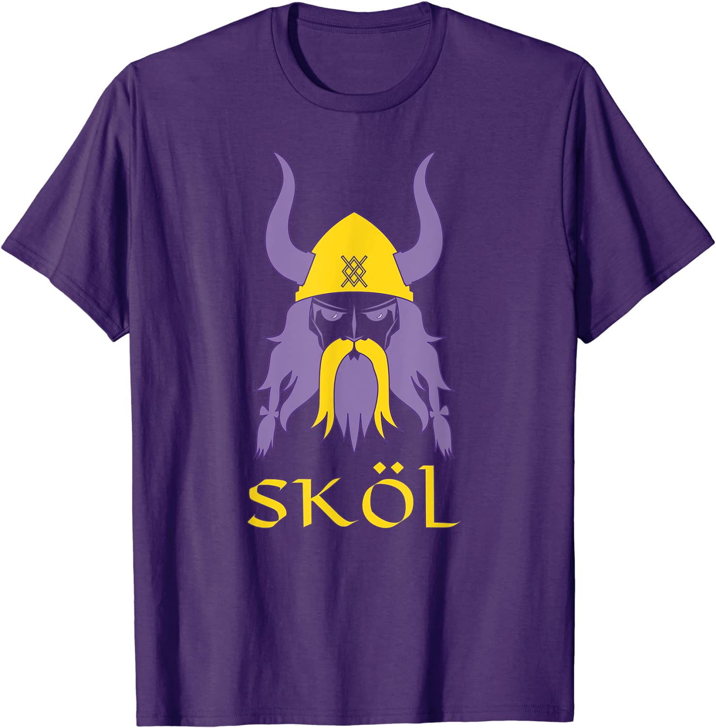 Skol Nordic Scandinavian Warrior Viking Helmet T-Shirt
