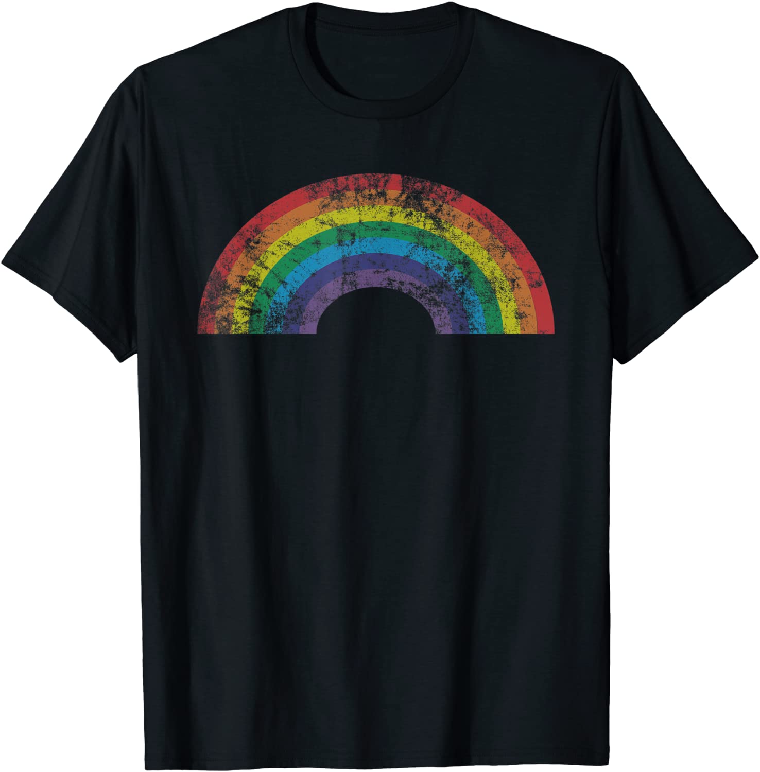 Rainbow Shirt Vintage Retro 80s Style Gay Pride T-Shirt