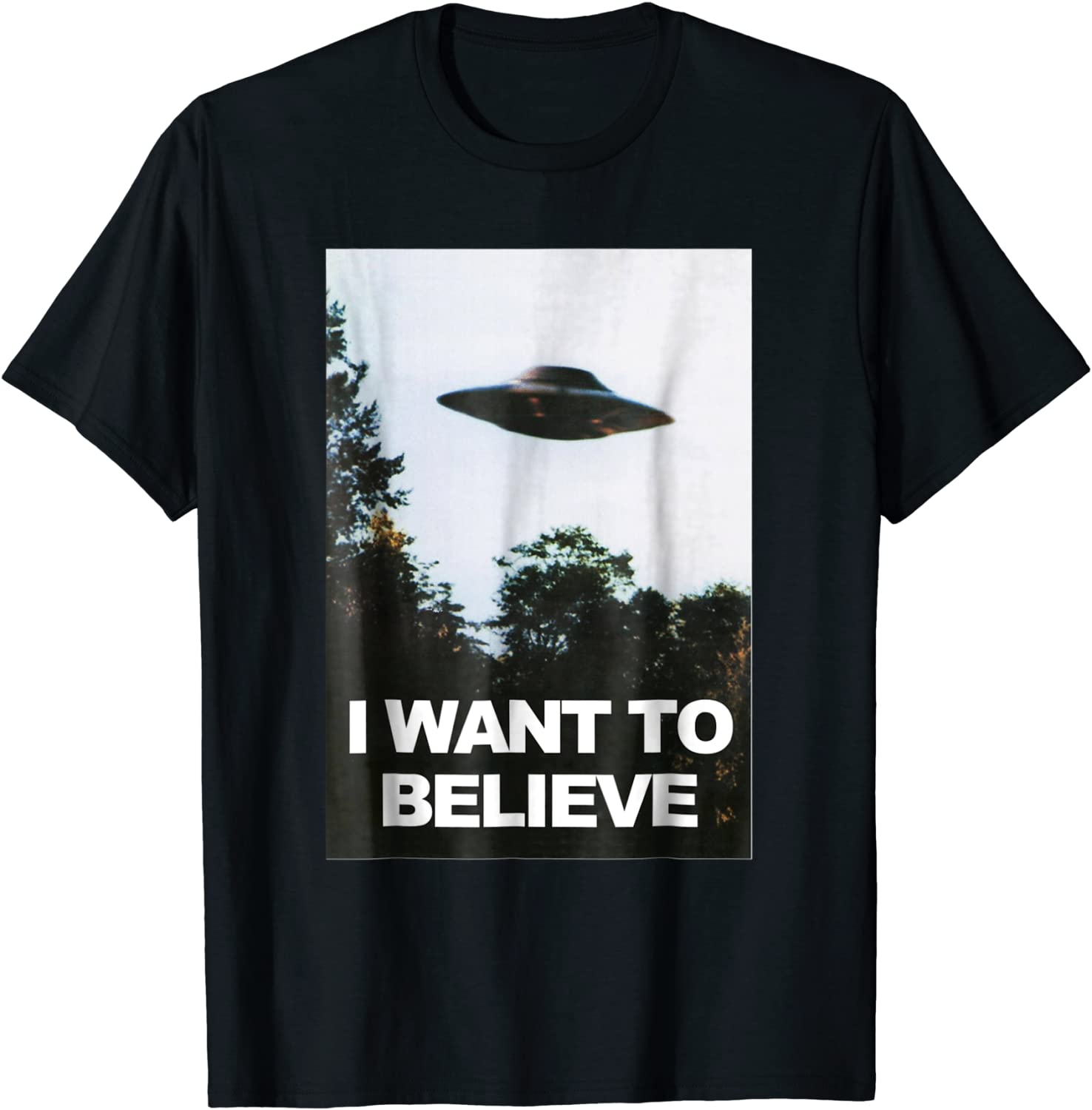 Alien UFO Hunter Shirt I Want To Believe T-Shirt