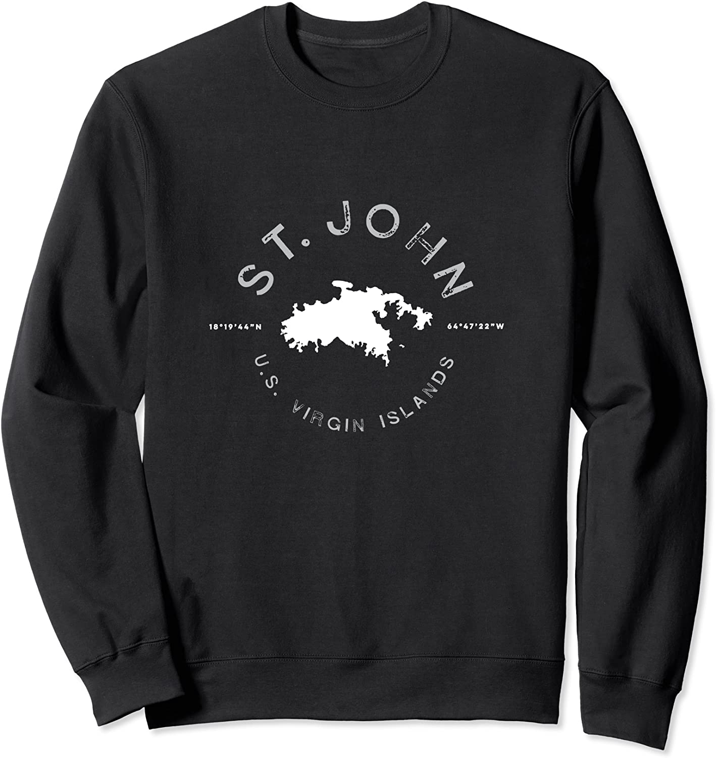St John USVI Vintage Retro Graphic sweatshirt