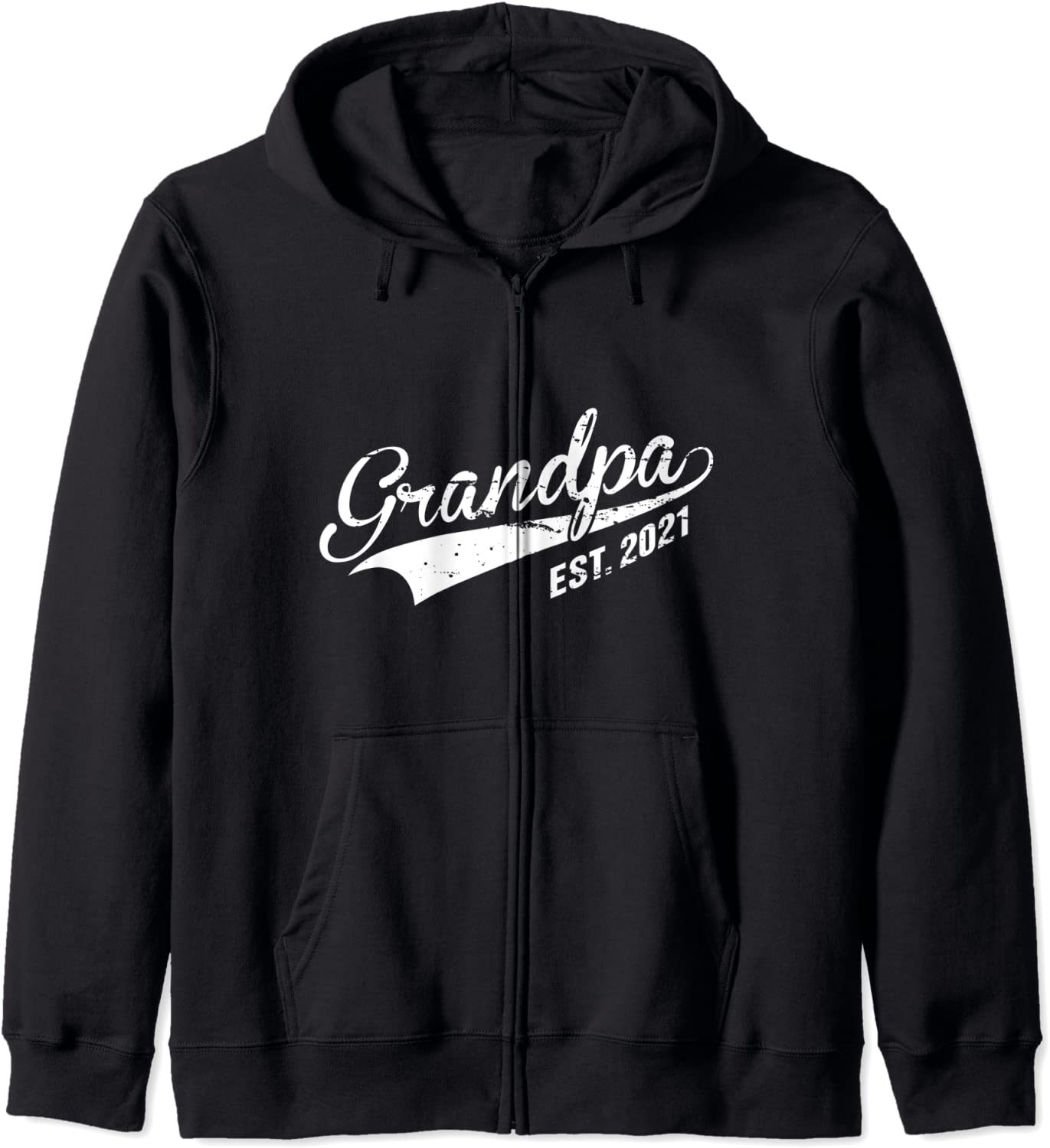 Grandpa Est 2021 Soon To Be Grandfather Funny Humor Gift Hoodie