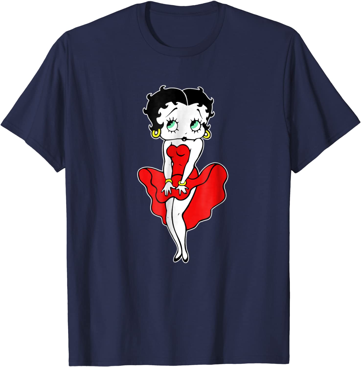 Betty Boop Vintage Blowing Dress T-Shirt