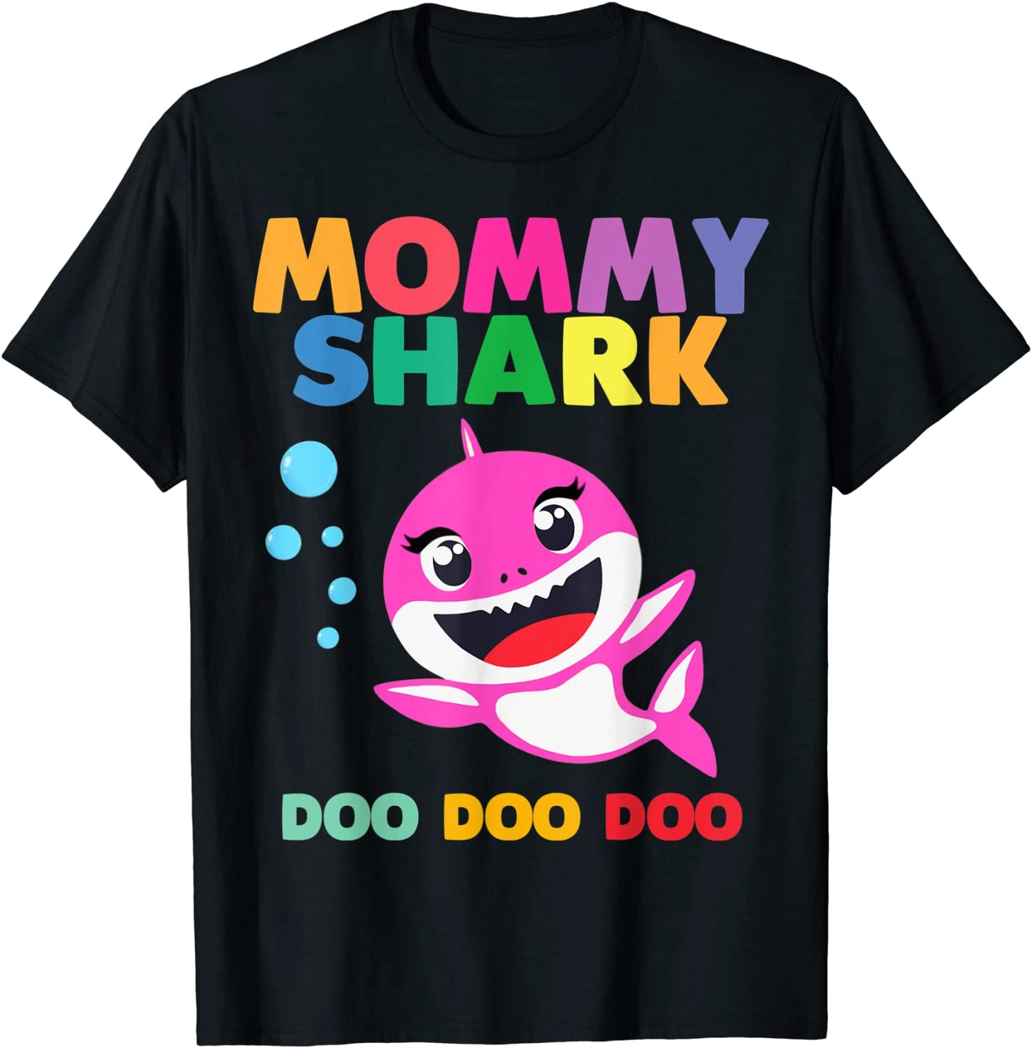 Mommy Shark Shirt Birthday Boy Girl Funny Mothers Day Gift T-Shirt