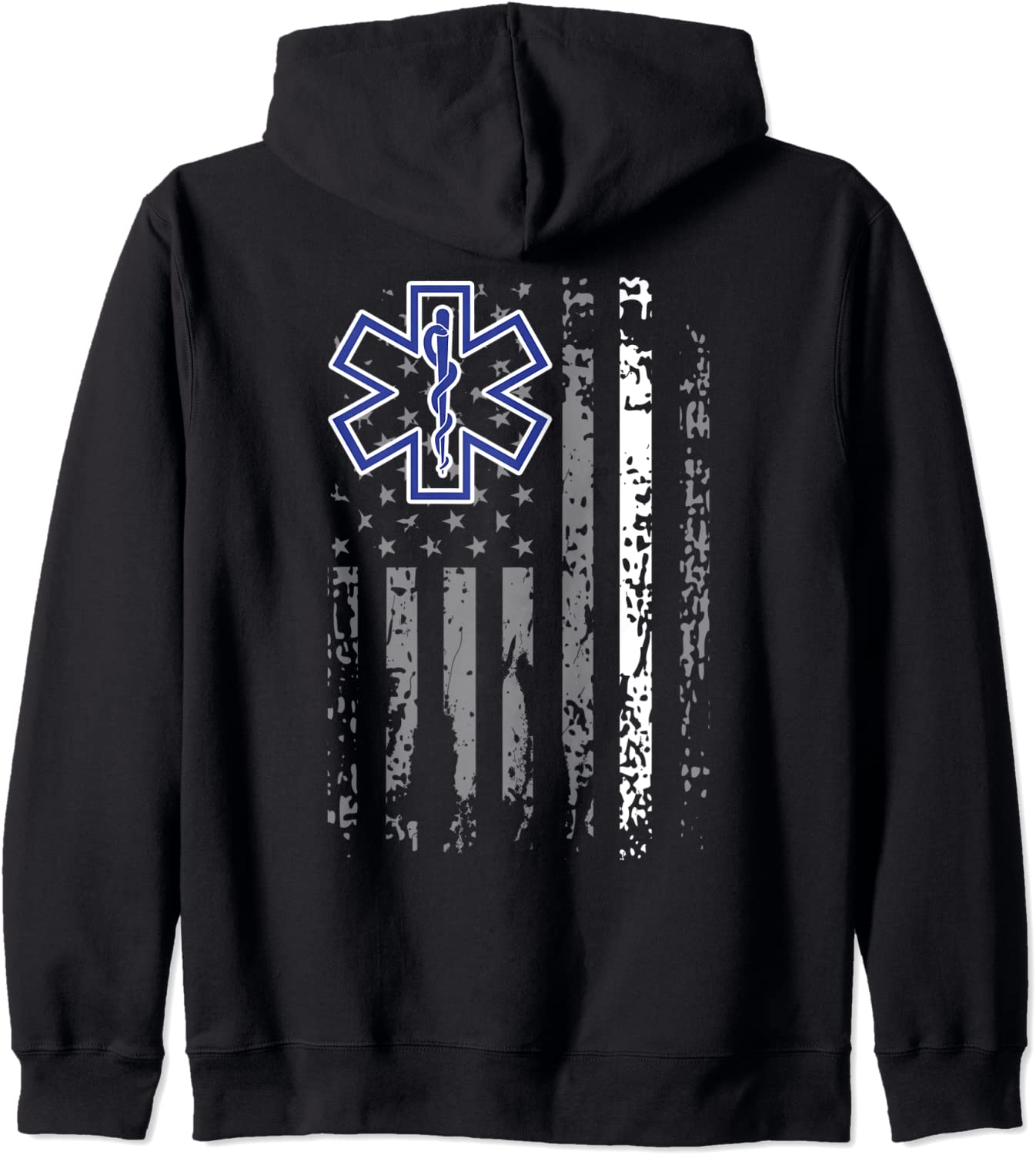 Thin White Line Hoodie EMS EMT Paramedic American Gift Hoodie