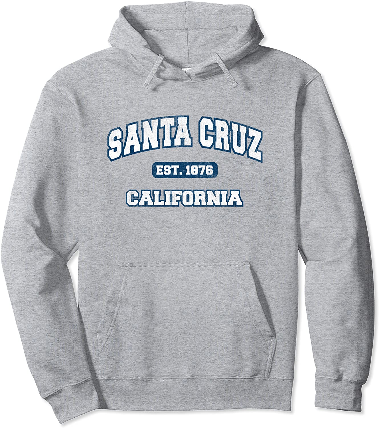 Santa Cruz California - College Style Pullover Hoodie