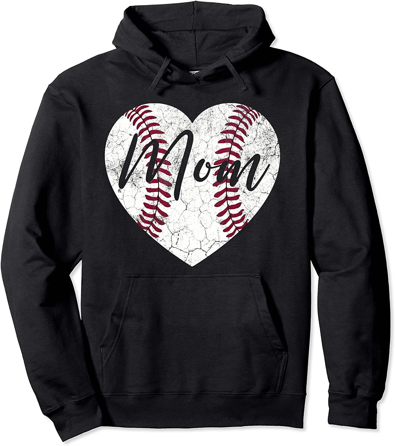 Baseball Mothers Day Gift Mommy Mom Mama Hoodie Women Cute Pullover Hoodie