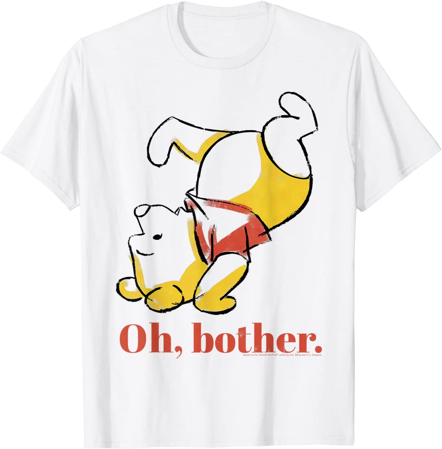Disney Winnie The Pooh Oh Bother Sketch T-Shirt