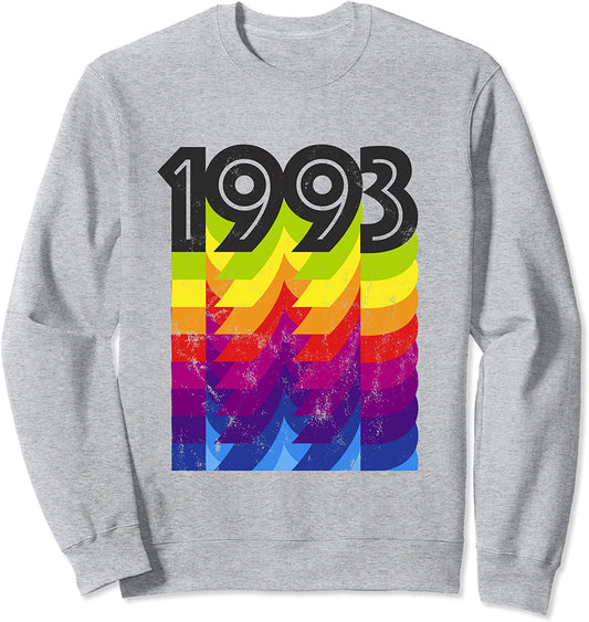 28th Birthday Shirt Retro Style 1993 Sweatshirt