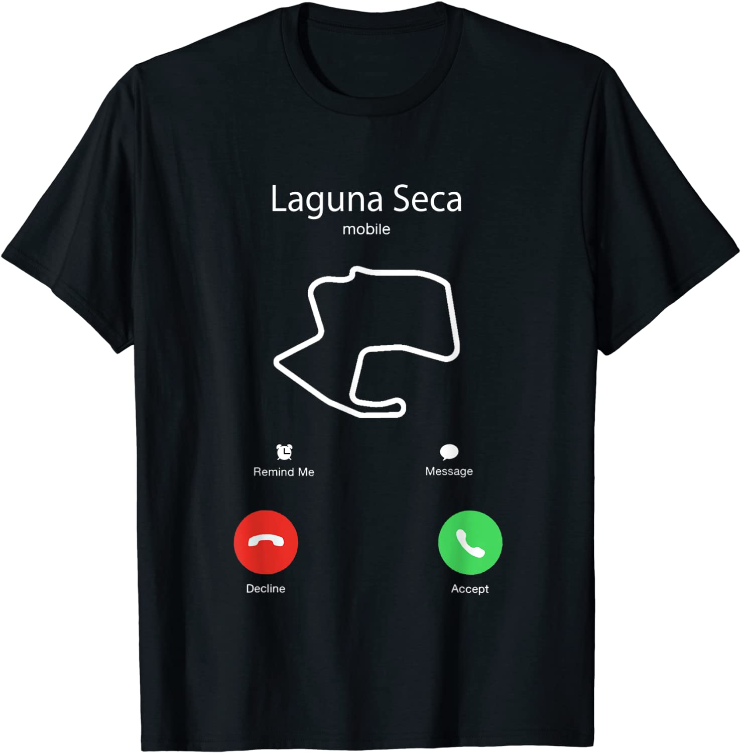 Famous Motorsport Race Track Laguna Seca T-Shirt