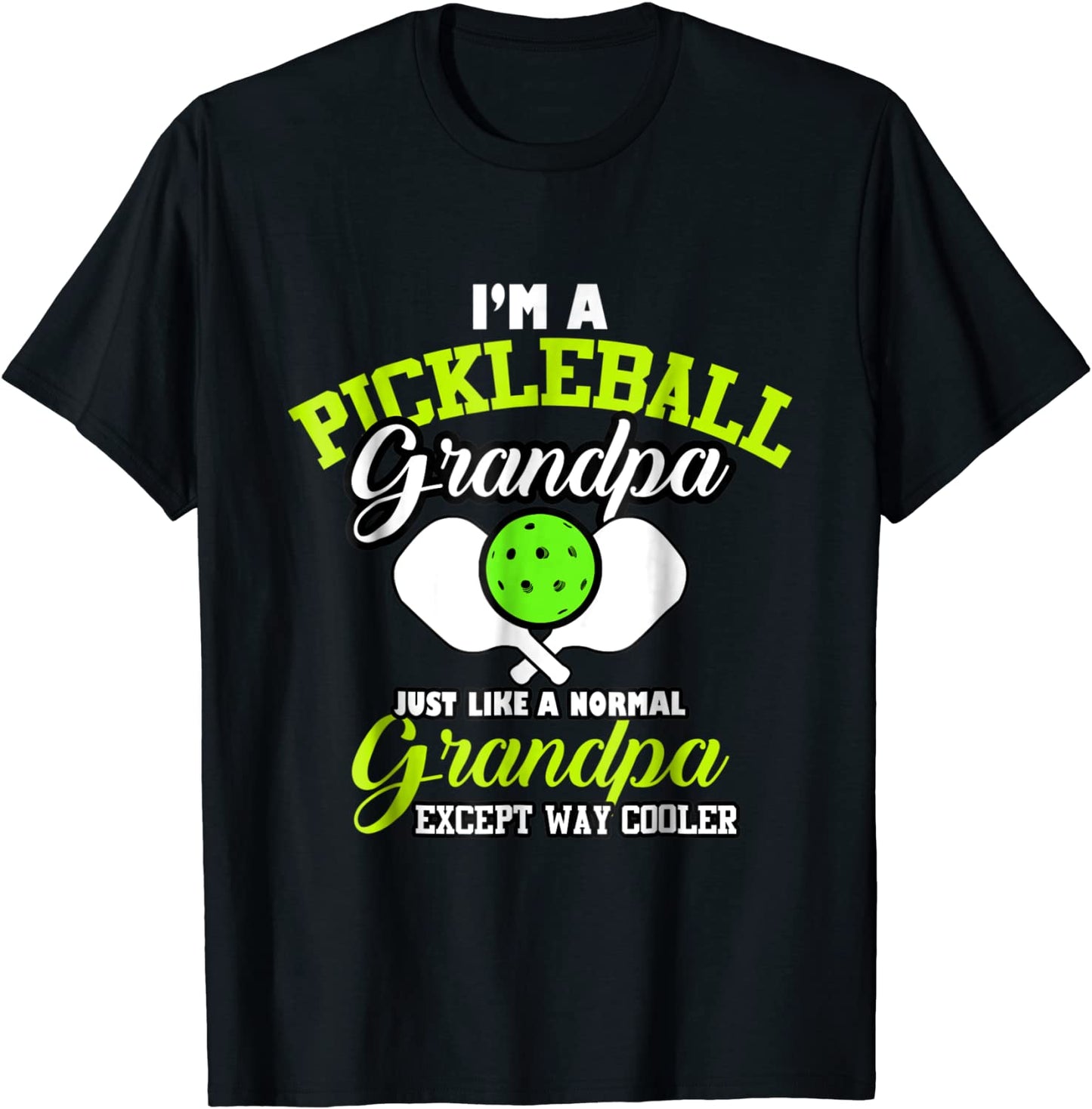 Pickleball Grandpa Funny Grandfather Sport Game T Shirt