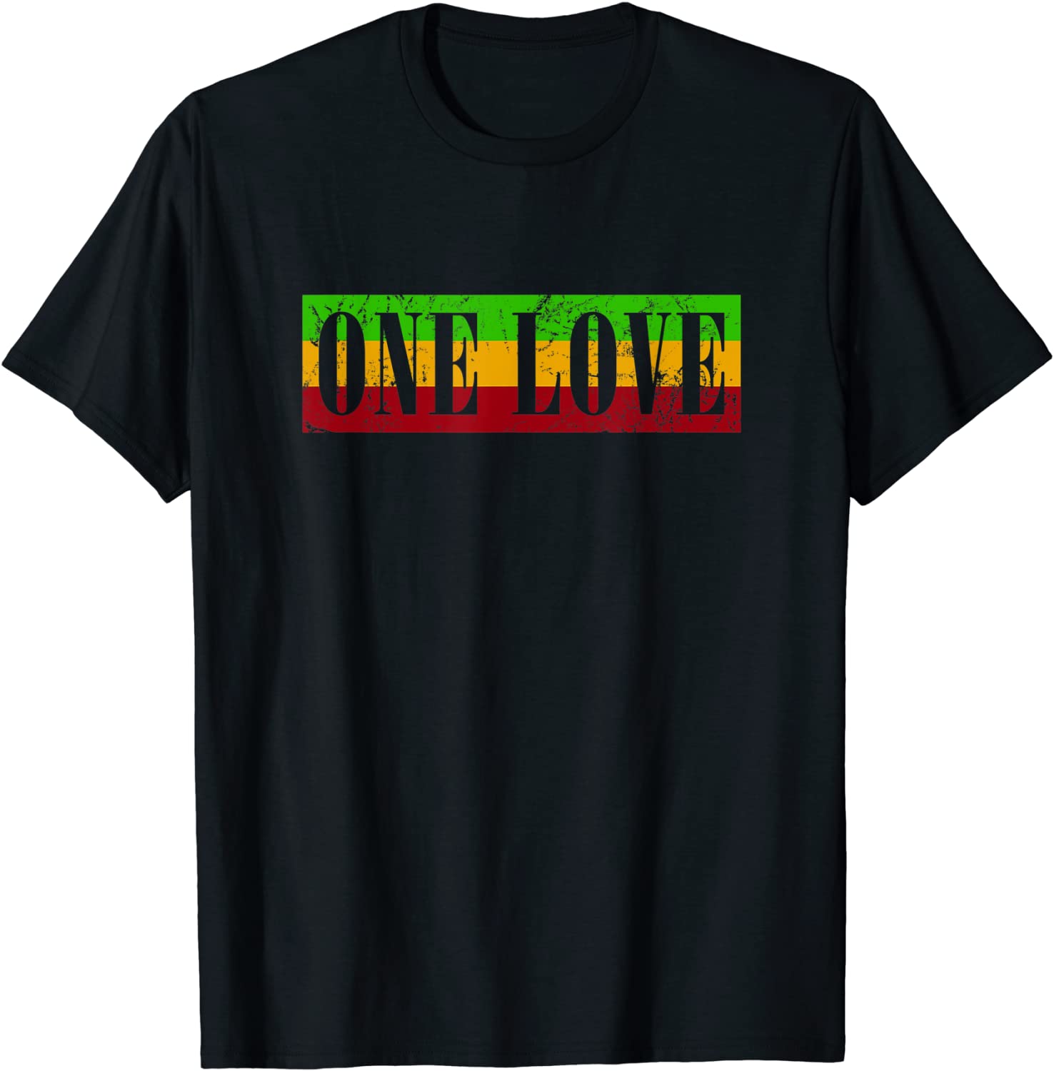 One Love Sign Rasta T-Shirt Jamaica Retro Vintage Gift T-Shirt