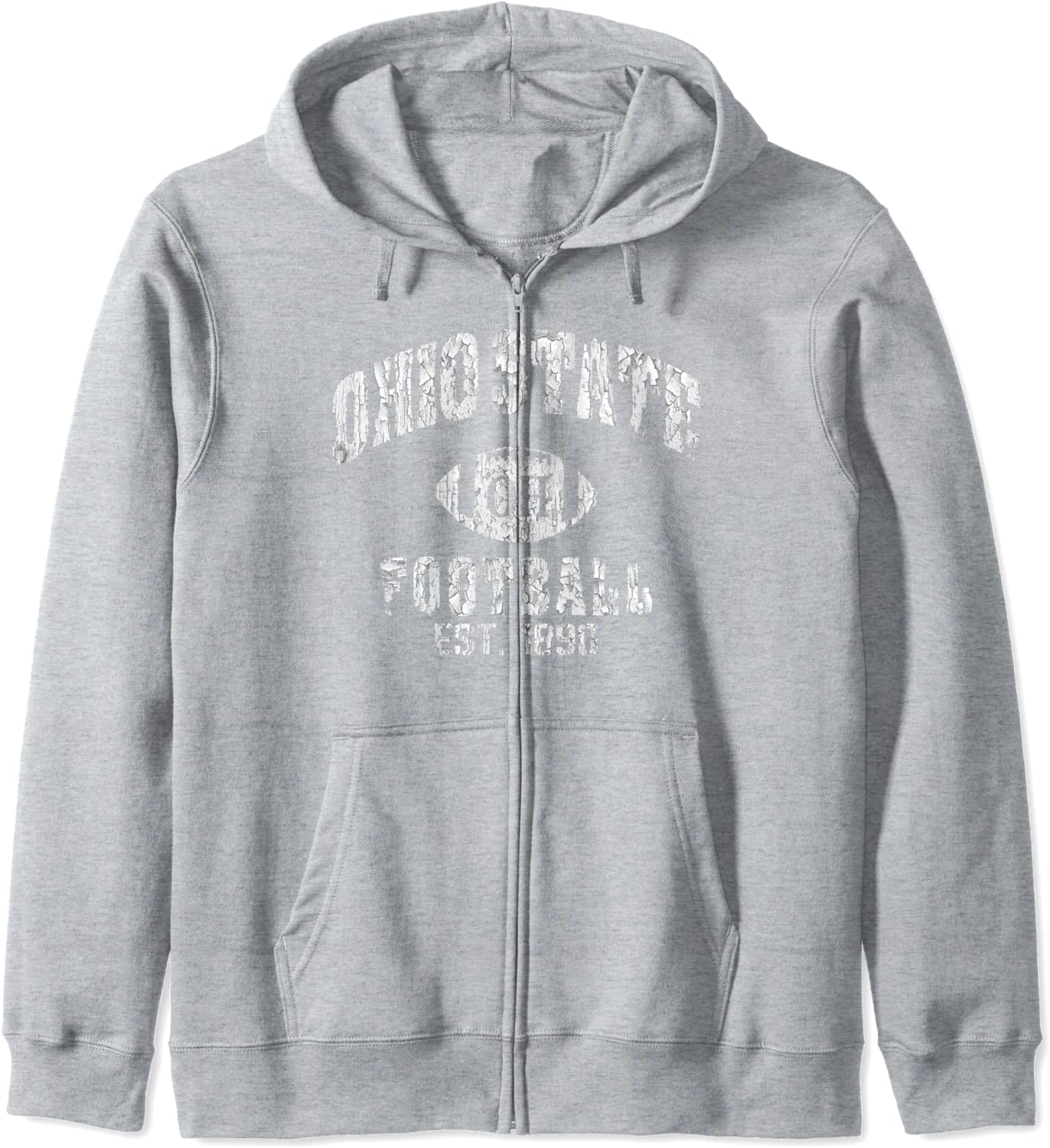 Vintage State of Ohio Columbus Varsity Style Football Gift Hoodie