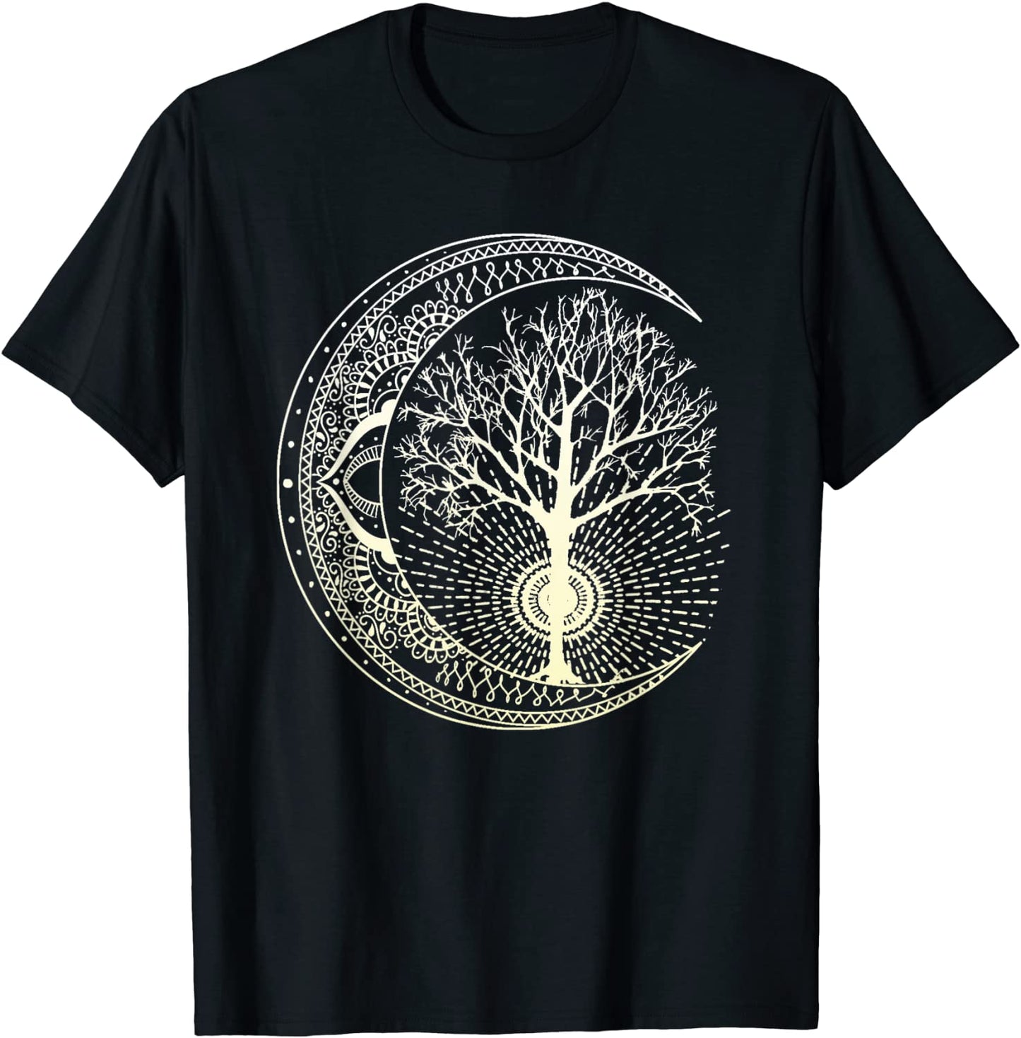 Mandala T-Shirt Tree of Life Tattoo Style Shirt T-Shirt