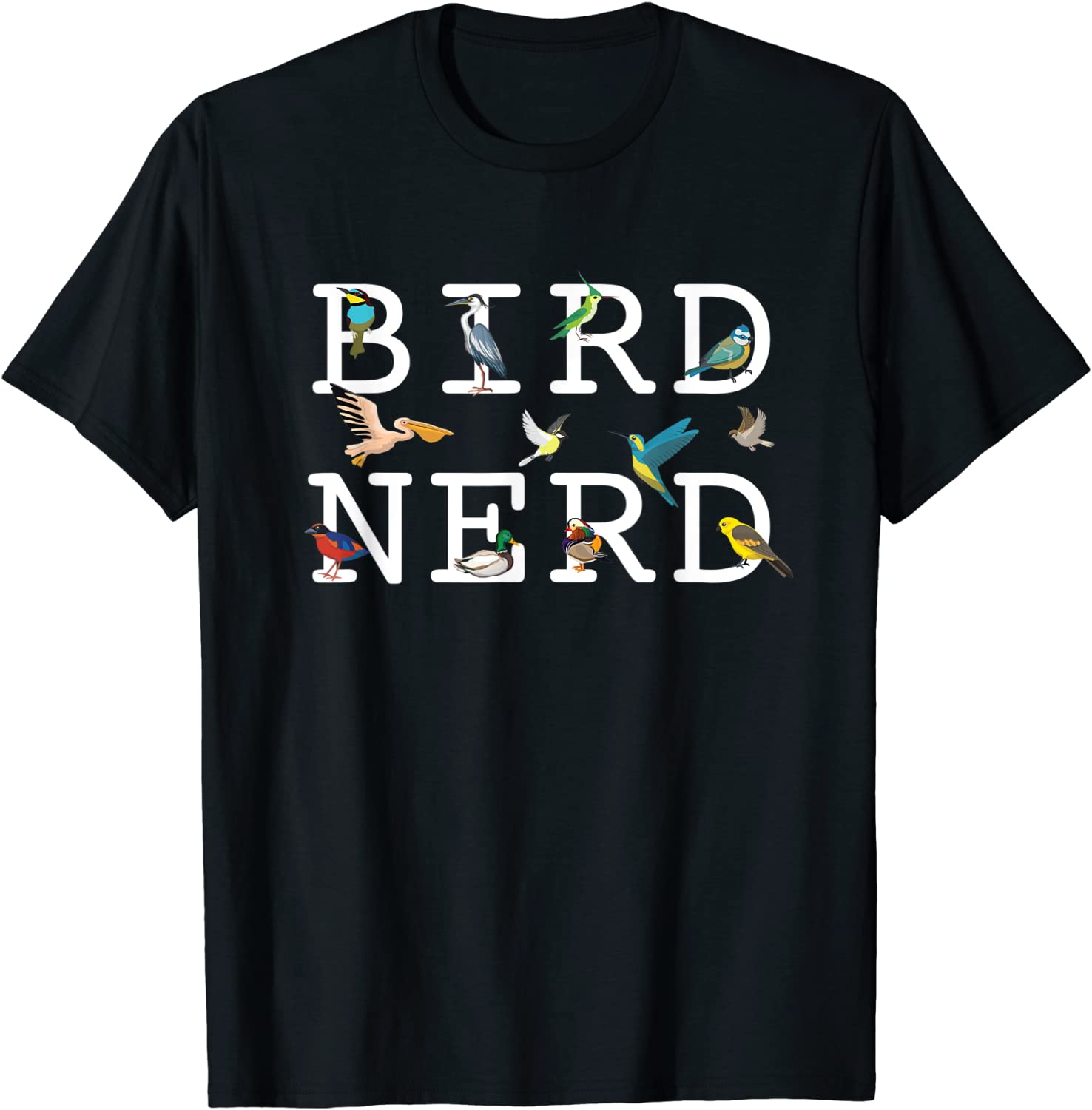 Cool Bird Lover Birdwatching Present Birdwatcher Birder Gift T-Shirt