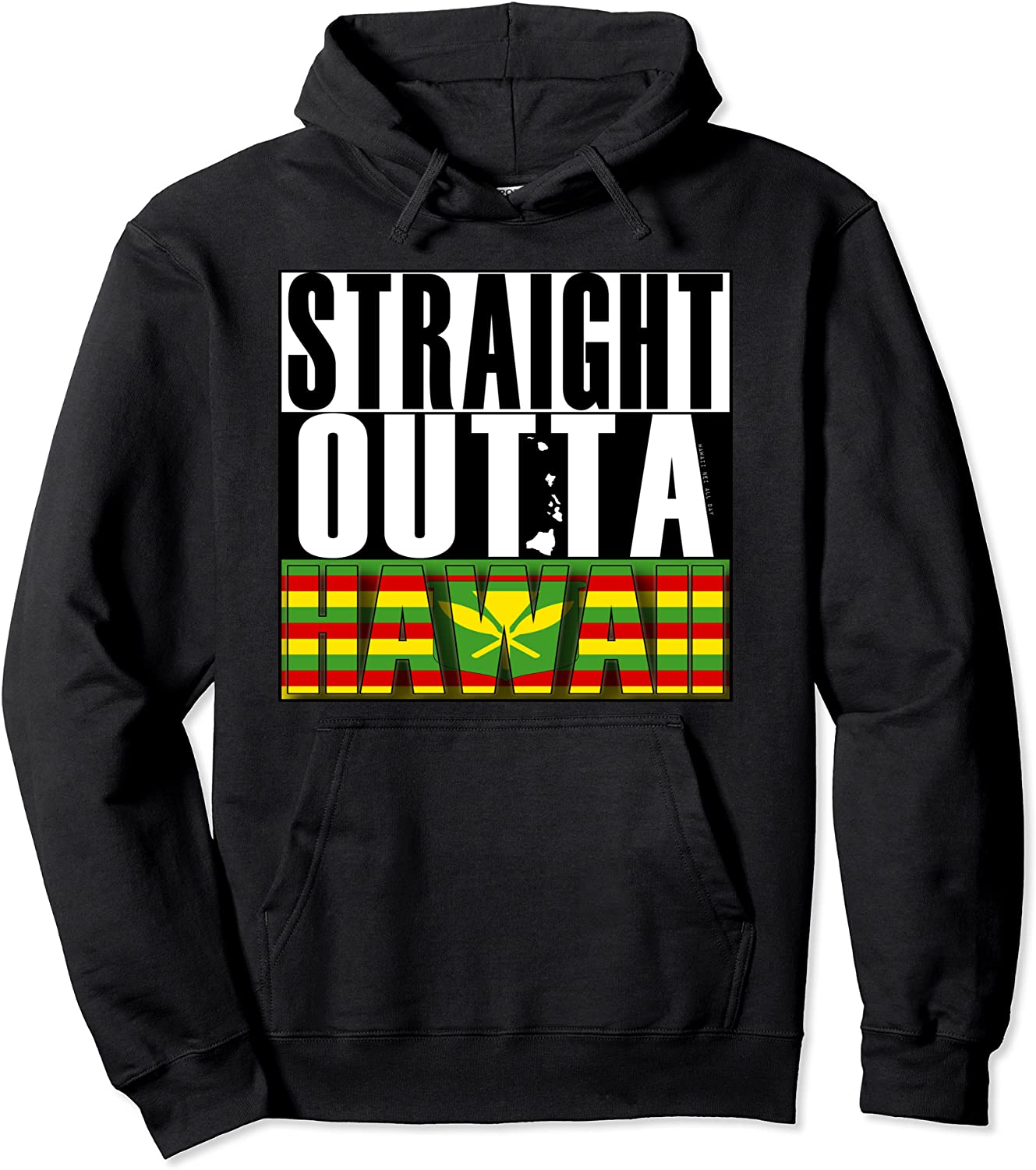 Straight Outta Hawaii Kanaka Maoli Flag Hawaii Nei