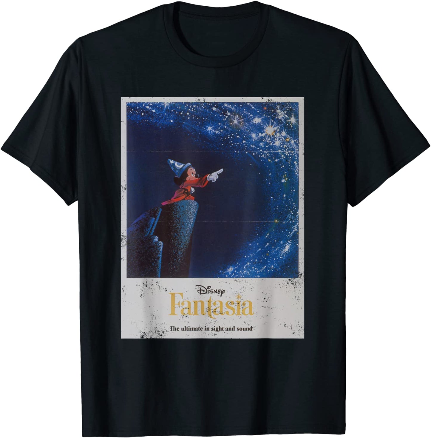 Disney Mickey Mouse Fantasia Retro Poster T-Shirt