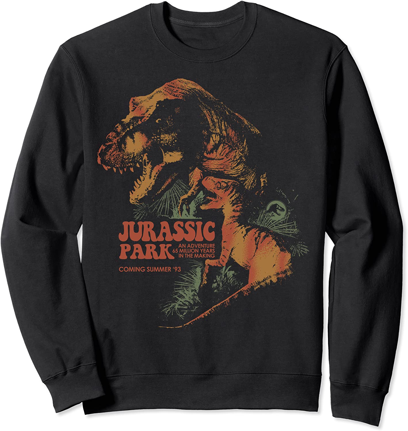Jurassic Park T-Rex Drawn Movie Poster Summer 93 Sweatshirt
