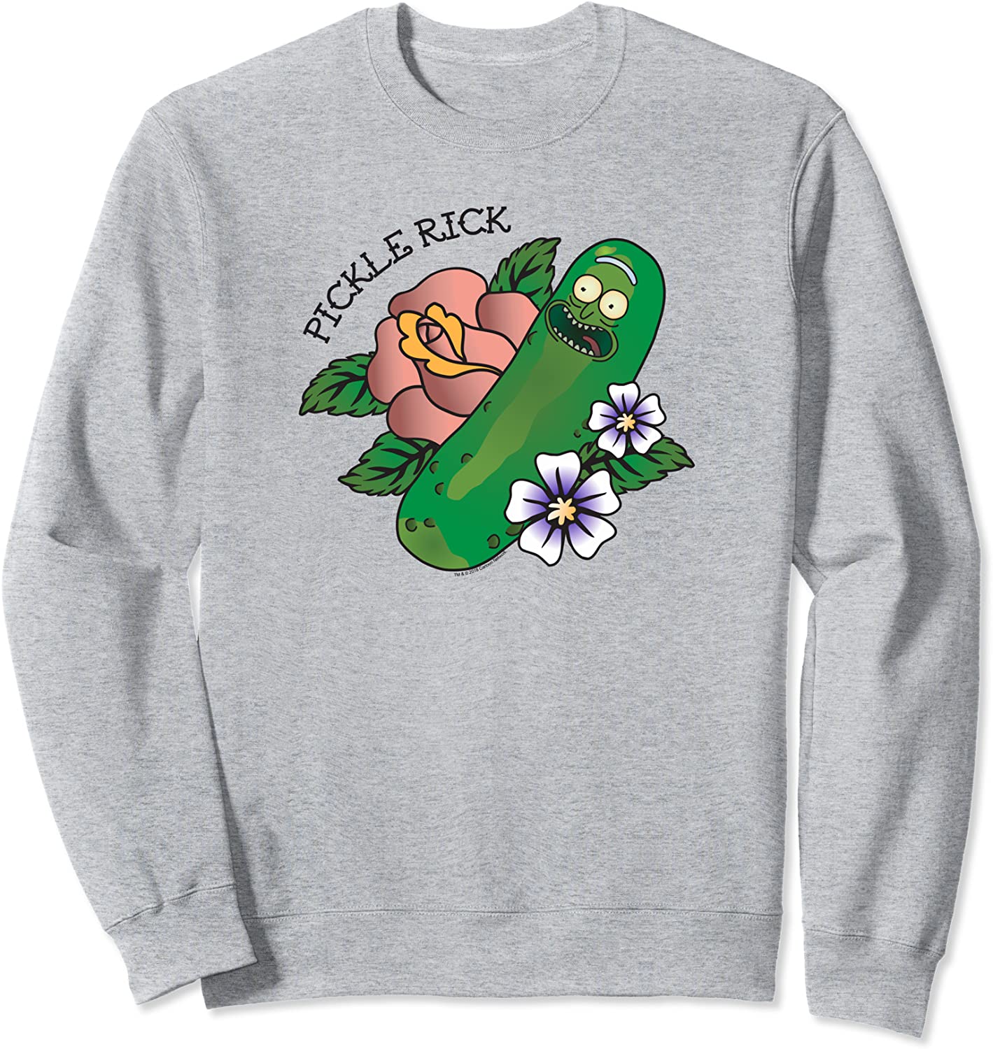 Rick and Morty Pickle Rick Tattoo Sweatshirt