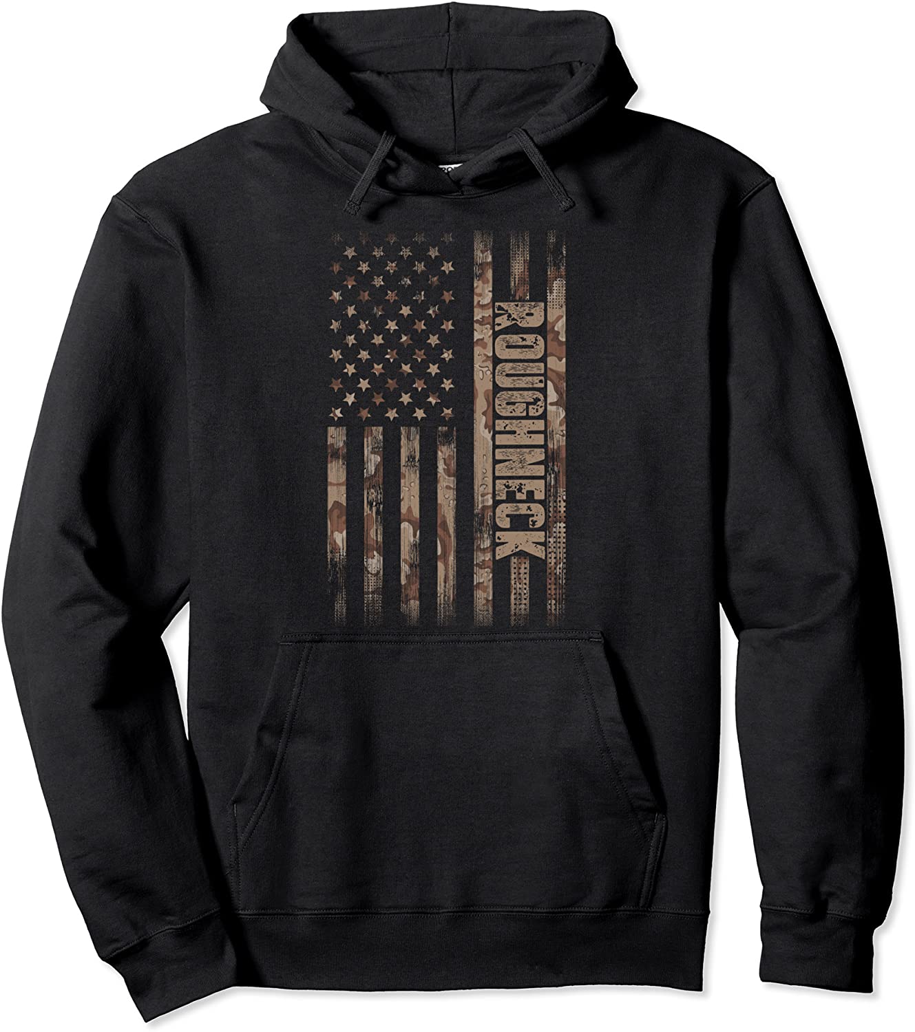 Roughneck American Flag Oilfield Pullover Hoodie