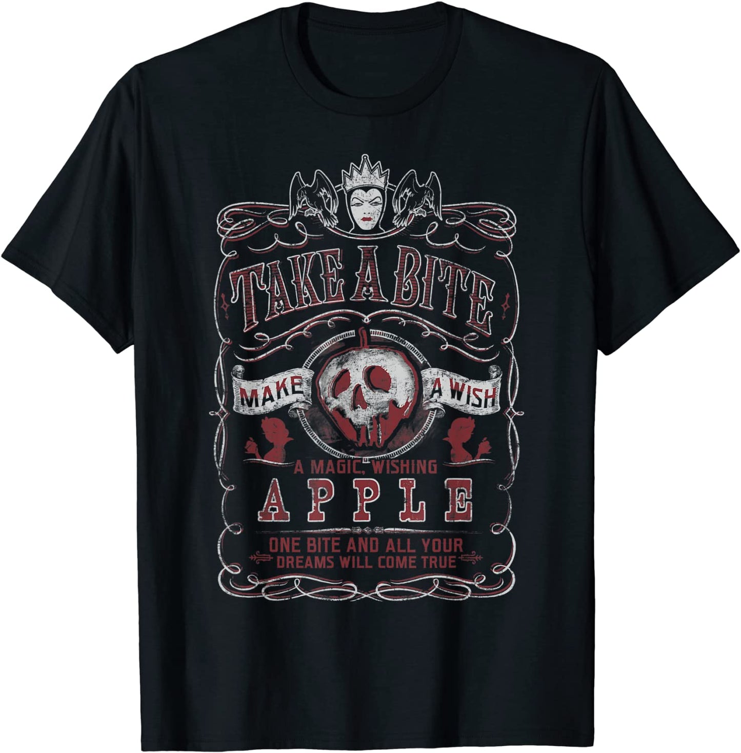 Disney Snow White Take A Bite Vintage Poster T-Shirt
