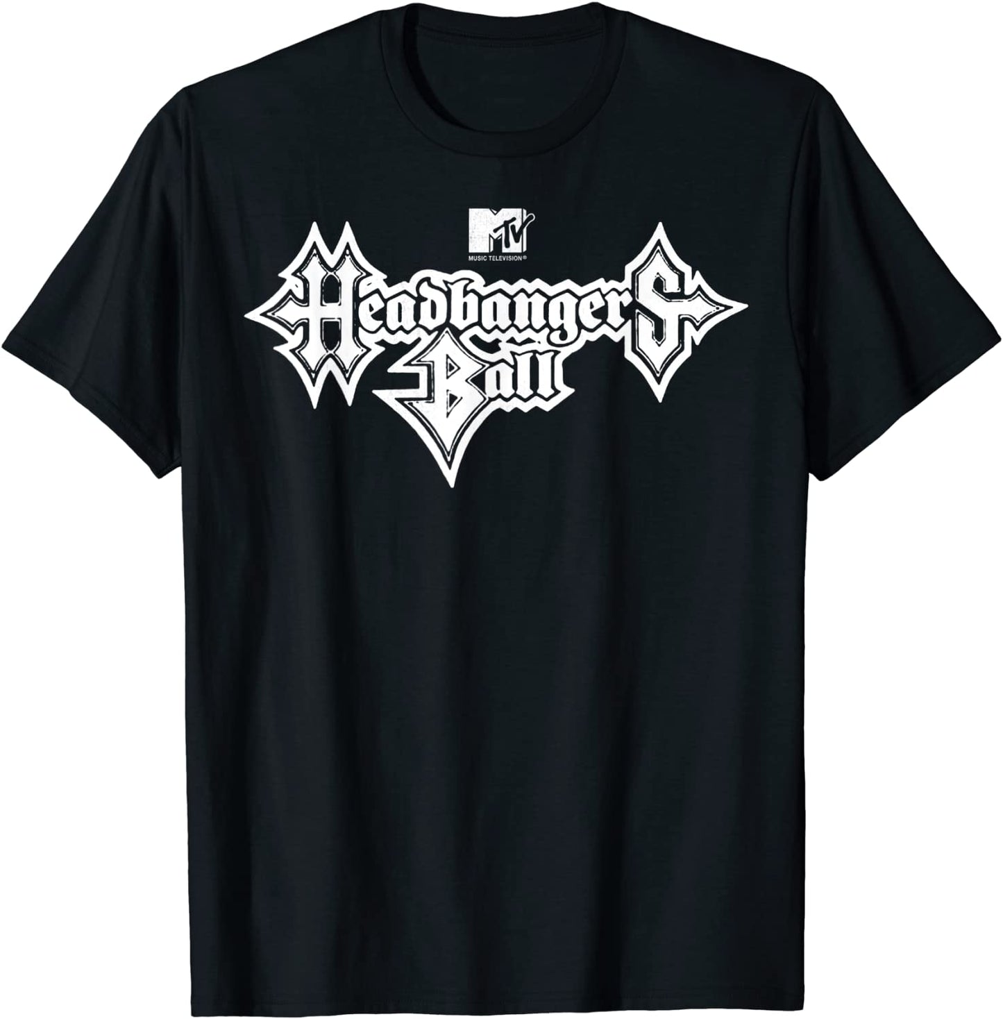 MTV Headbangers Ball Metal Text T-Shirt