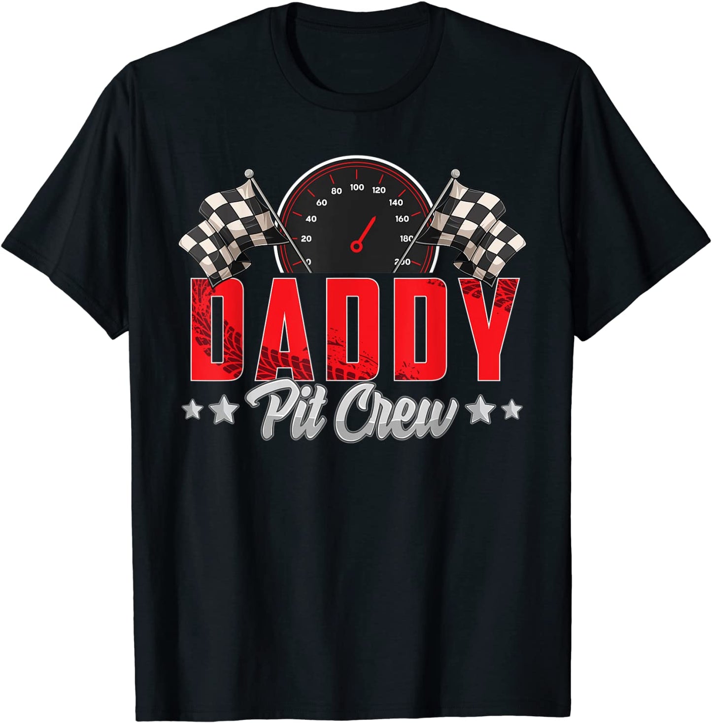 Race Car Birthday Party Racing Family Daddy Pit Crew T-Shirt