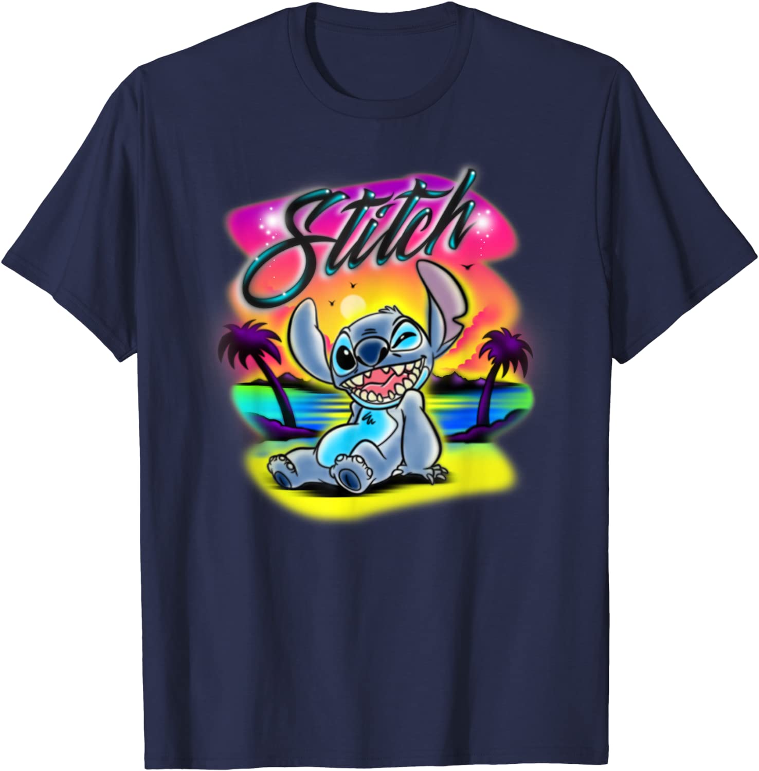 Disney Airbrush Stitch T-Shirt