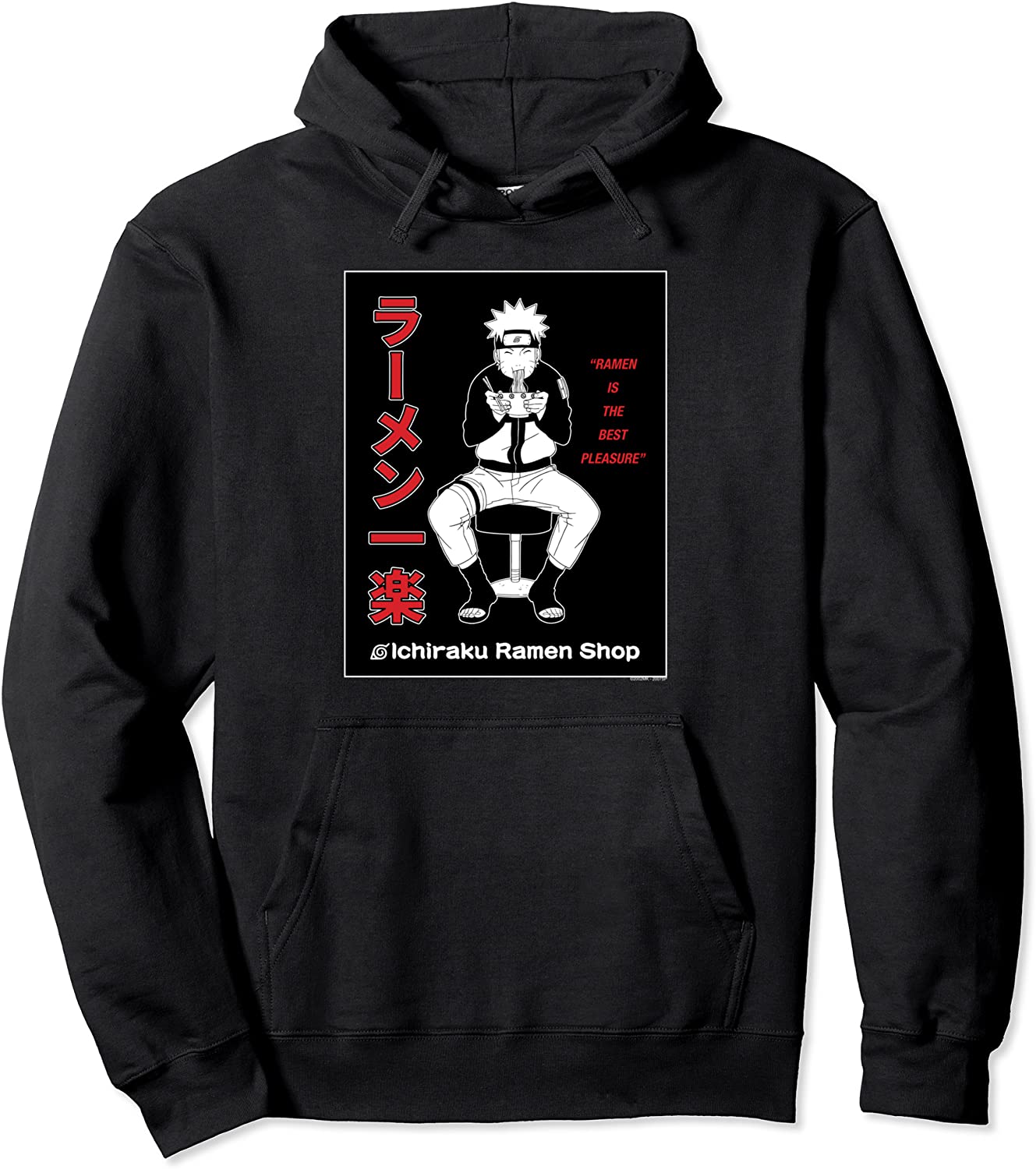 Naruto Shippuden Ichiraku Ramen Shop Best Pleasure Pullover Hoodie