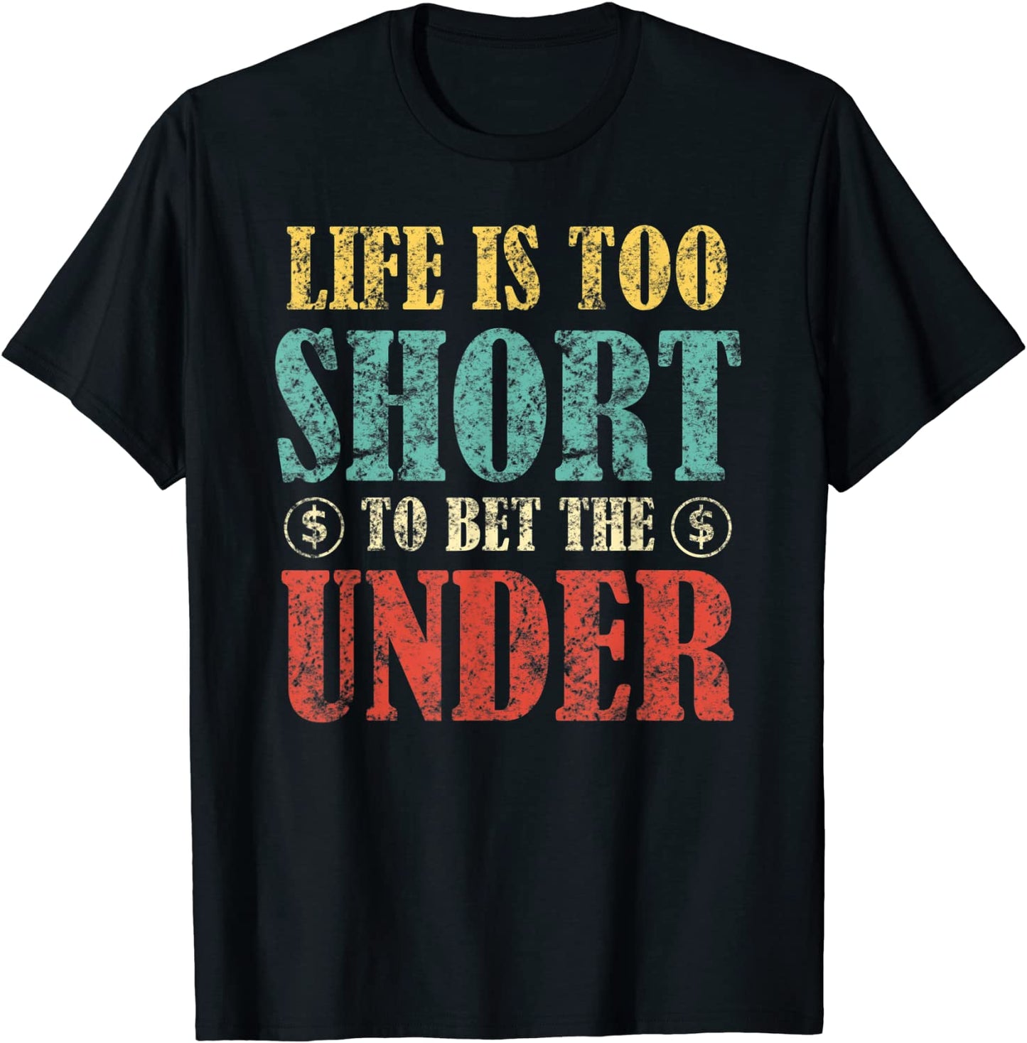 Bet the Over Retro Vintage Sports Betting Gambling T-Shirt