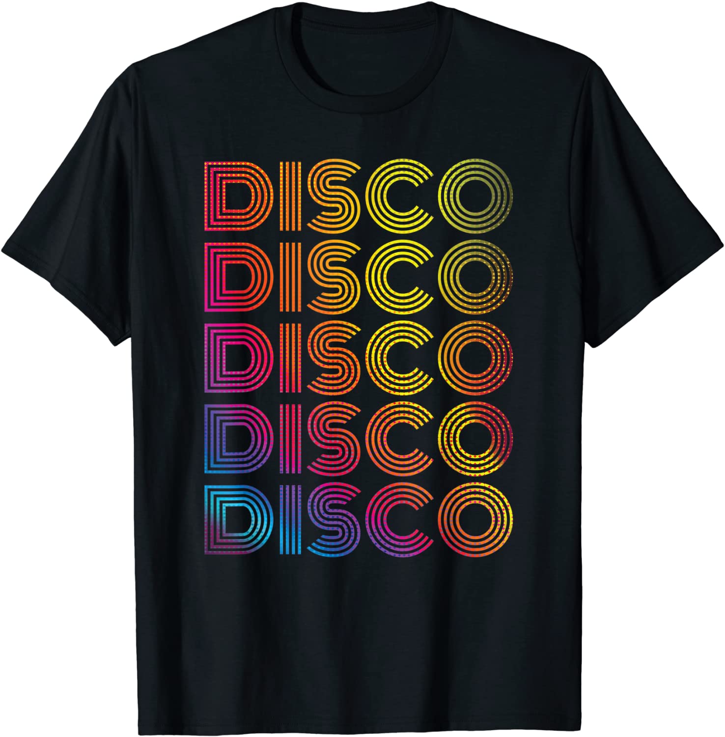 70s 80s Disco Dancing Party Vintage Retro Old School Outfit T-Shirt