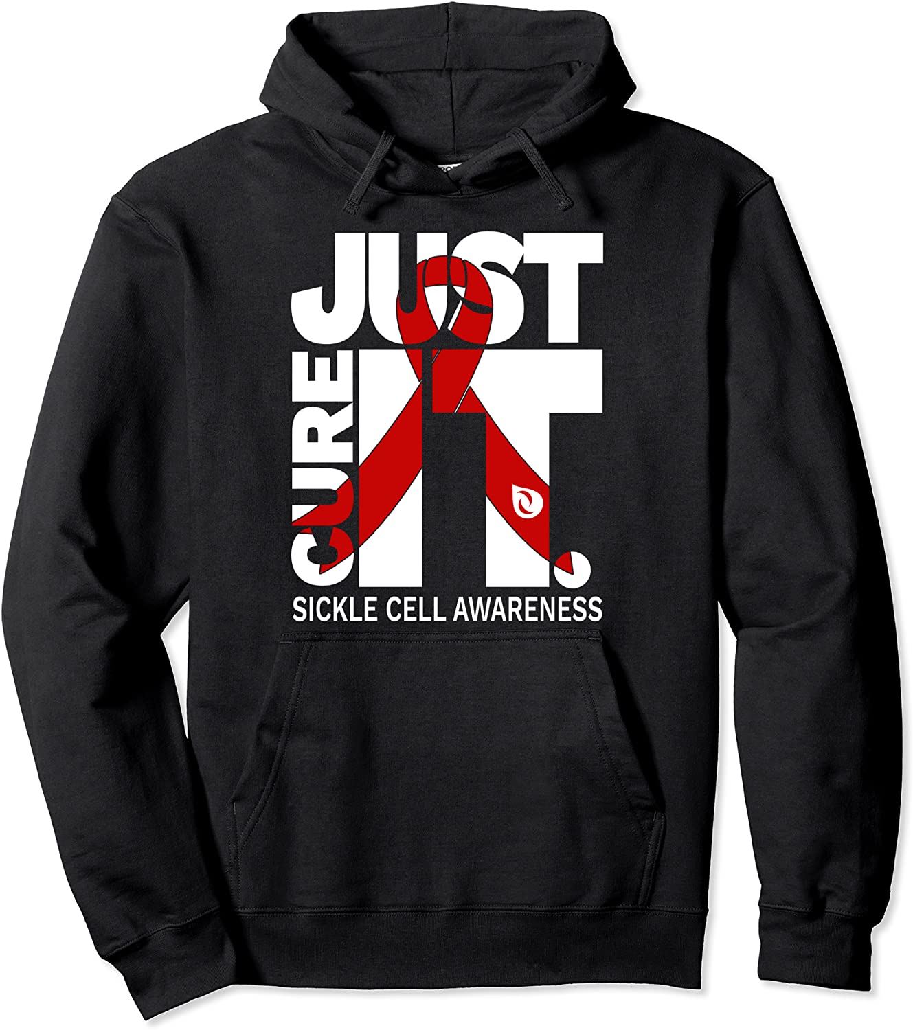 Just Cure Sickle Cell Awareness Ribbon Hoodie