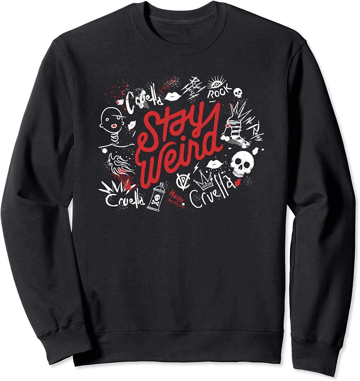 Disney Cruella Stay Weird Sweatshirt