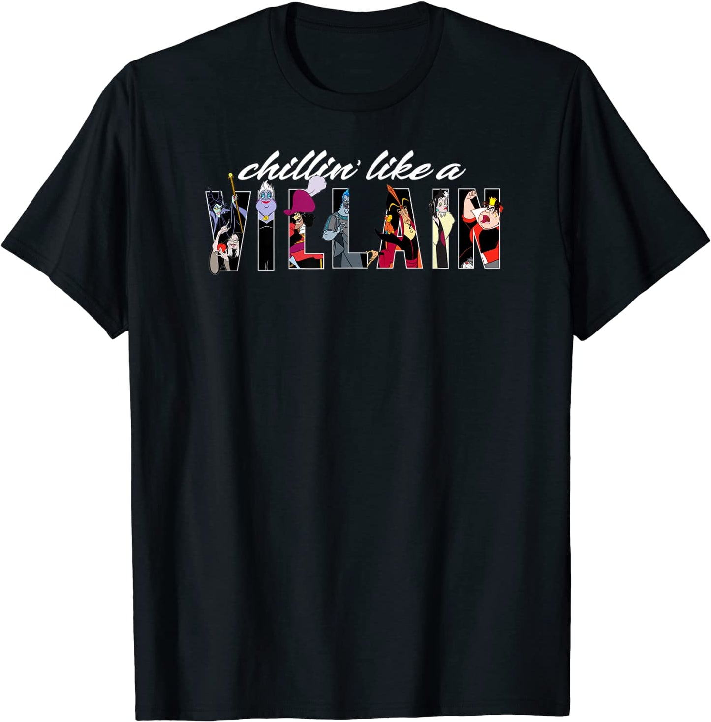 Disney Villains Chillin Like A Villain T-Shirt