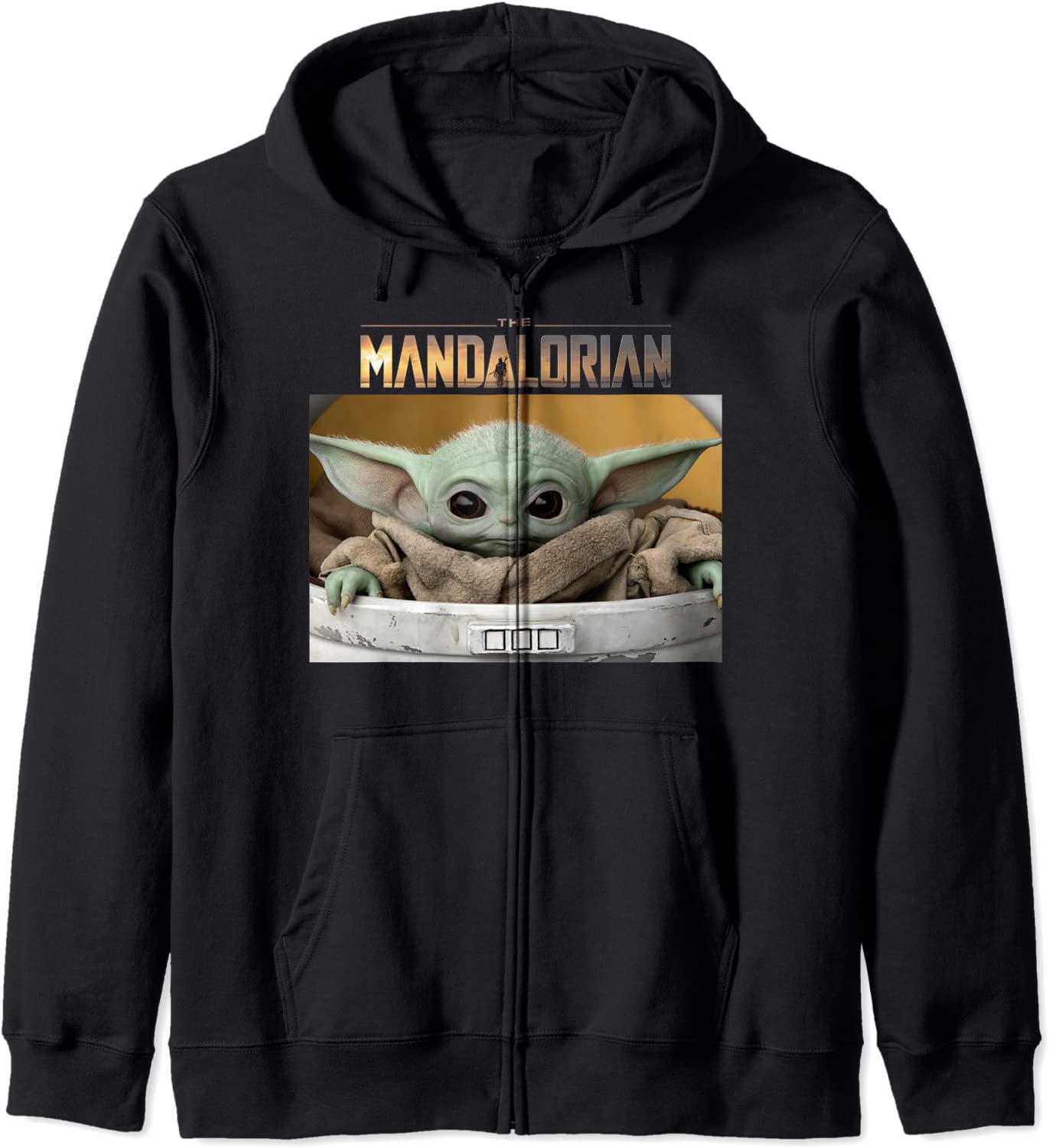 Star Wars The Mandalorian The Child Pod Screenshot Logo Hoodie