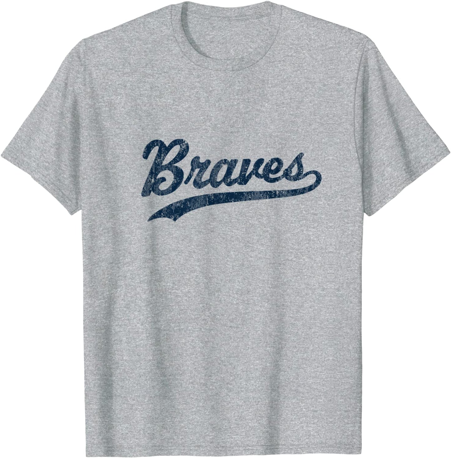 Braves Mascot Vintage Sports Name Design T-Shirt